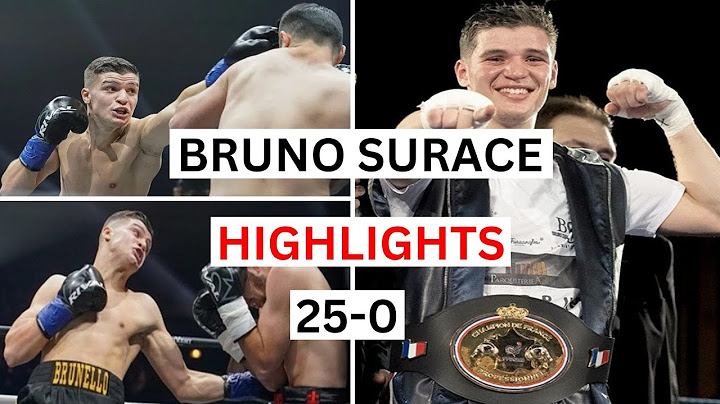 Bruno Surace (25-0) Highlights & Knockouts
