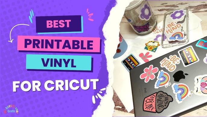 How to Make Stickers with Cricut (Sticker Paper or Printable Vinyl) - Full  and Kiss Cut Methods! 