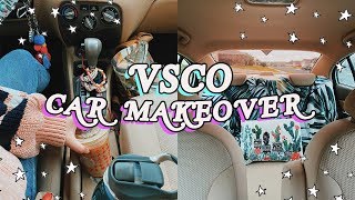 giving my car a VSCO makeover! *literally so cute!*