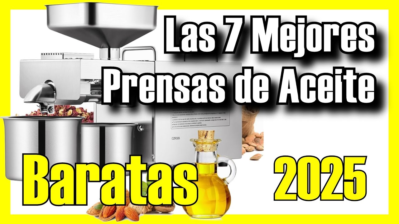 🔥 Las 7 MEJORES Prensas de Aceite BUENAS y BARATAS de Amazon [2025]✅[Calidad/Precio] De Oliva