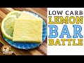 Low Carb LEMON BAR Battle 🍋 The BEST Keto Lemon Bars Recipe!