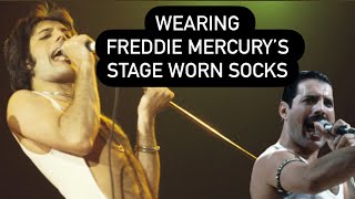 I’m Wearing Freddie Mercury’s Stage Worn Socks PLUS Other AMAZING 80’s Rare Artifacts