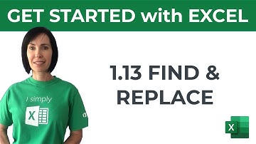 Excel for Beginners - Find & Replace - There
