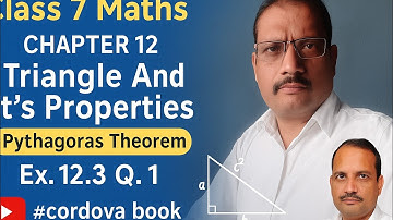Class 7 Maths Chapter 12 Triangle And It