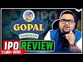 Gopal Snacks IPO Review  Detailed Analysis  CA Rahul Malodia