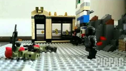 Legos vs. Mega blocks  #picpac #stopmotion #lego