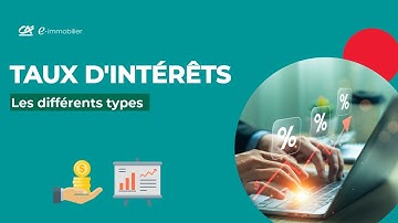 Les différents types de taux d