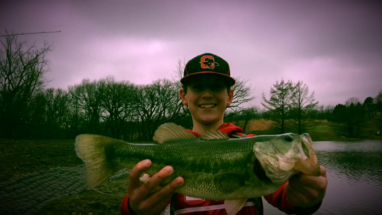 Shore fishing a big pond YouTube