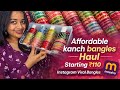 Affordable viral trending bangles from Meesho 😭 | Starting ₹110 || Instagram Viral bangles Haul 😱