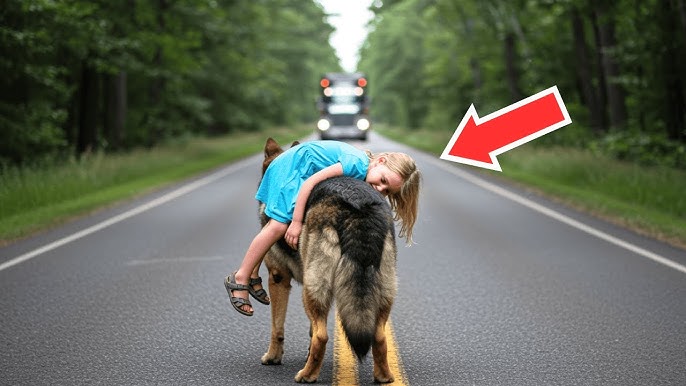 Wealthy Man Abandons Daughter In Forest, But Dog Begs A Truck Driver For Help...