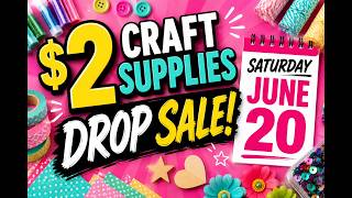 $2 Craft Sale | Drop Sale - Buy It Now | Claim in Comments | 2 Live Sales In 1 Day #thriftstorefinds