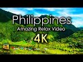 Philippines 1 hour 4k urelaxation  amazing nature scenery with soft musik