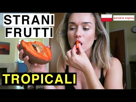 TESTO strani frutti tropicali (polskie napisy)| VIVERE IN AMERICA | italian & polish
