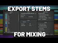 How to Export Stems for Mixing