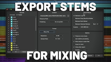 How to Export Stems for Mixing