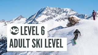 Adult Ski Level 6 - New Generation Ski School Level Guide