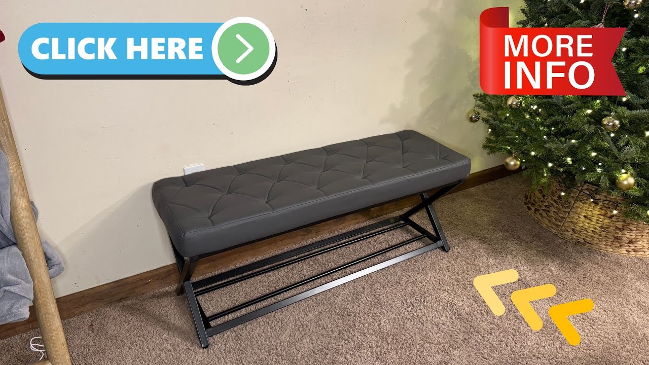 REVIEW // Modern Storage Bench Ottoman