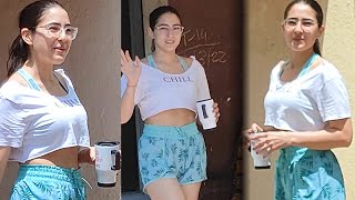 Hot Sara Ali Khan Spotted At Pilates