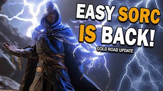 ESO - EASY SORC BUILD is BACK! - GOLD ROAD UPDATE!
