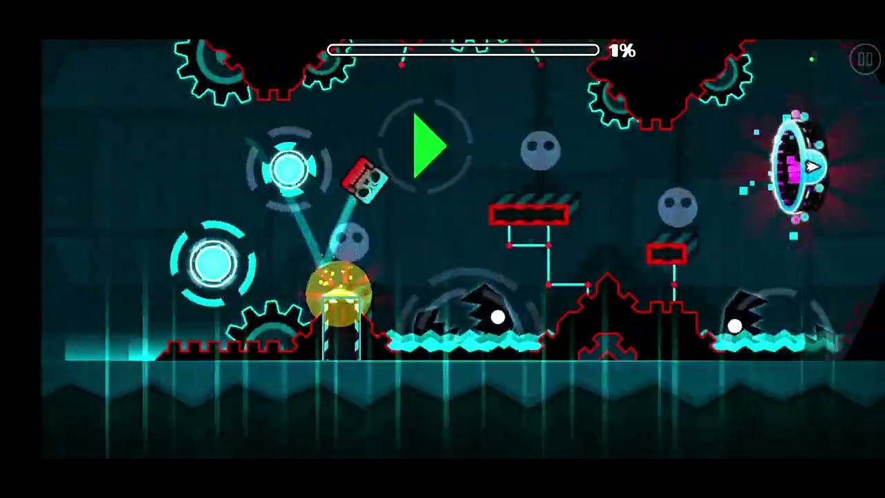 Heute spielen wir geometry dash aber deadlocked und fingerdash😍😎