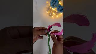 Elegant Tulip Crafted with Crepe Paper 🌷