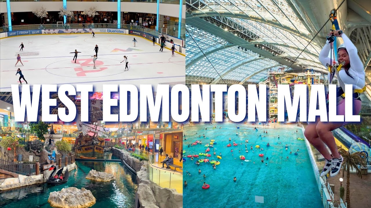 ТОРГОВЫЙ ЦЕНТР ЭДМОНТОН: МНОГО ВЕСЕЛЬЯ в КРУПНЕЙШЕМ ТОРГОВОМ ЦЕНТРЕ КАНАДА!