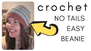 Crochet NO TAILS Colorful BEANIE