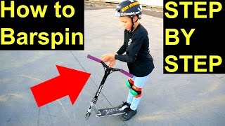 How to Barspin on a ScooterEASIEST & FASTEST WAY️‼️