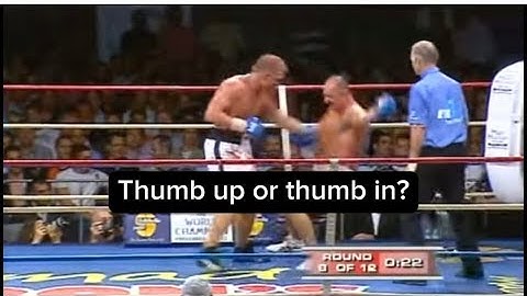 Thumb UP Or Thumb IN When Throwing Hooks | Boxing