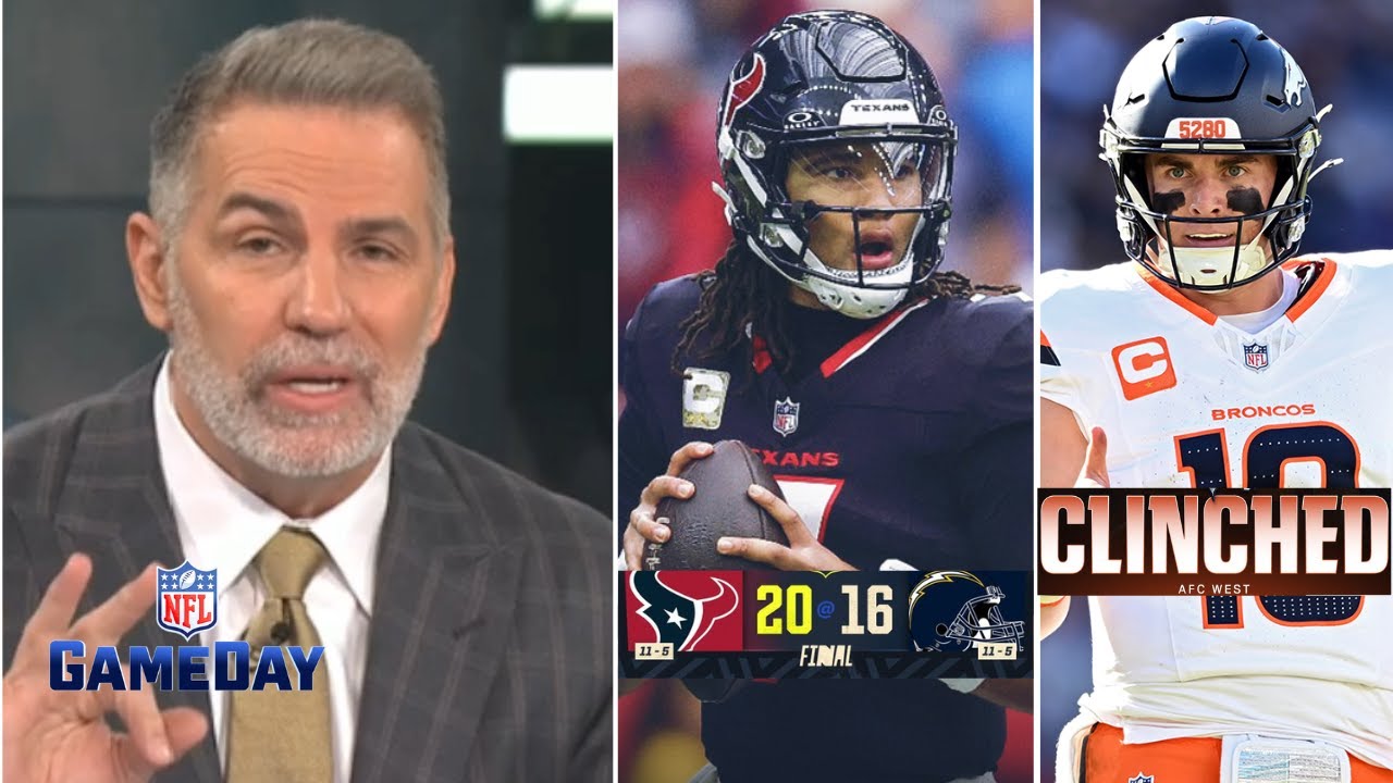 NFL GameDay| Kurt Warner breaks AFC playoff picture after Texans beat Chargers, Broncos win AFC West