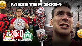 Bayer Leverkusen vs. Werder Bremen - Deutscher Meister🏆 I STADIONVLOG I Dechent7