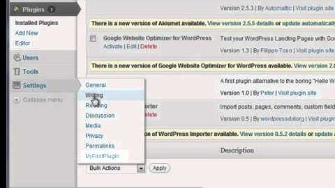 How to Create a WordPress Plugin Part1