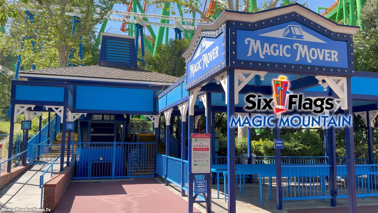 Magic Mover POV at Six Flags Magic Mountain - YouTube