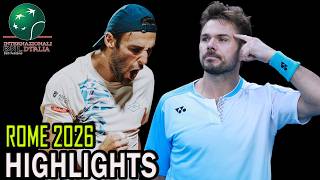 Stan Wawrinka vs Stefano Travaglia Q-Round | Rome 2026 screenshot 1