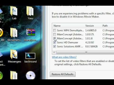Windows Movie Maker Crash Fix