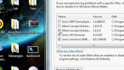 Windows Movie Maker Crash Fix