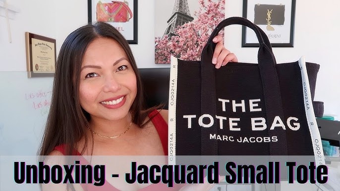 Comparing The Marc Jacobs Tote Bag 🤍 Medium (Beige) vs Large (Jacquar, tote  bag marc jacobs