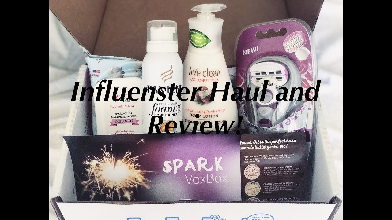My first box of free products influenster review killakbeauty 2018