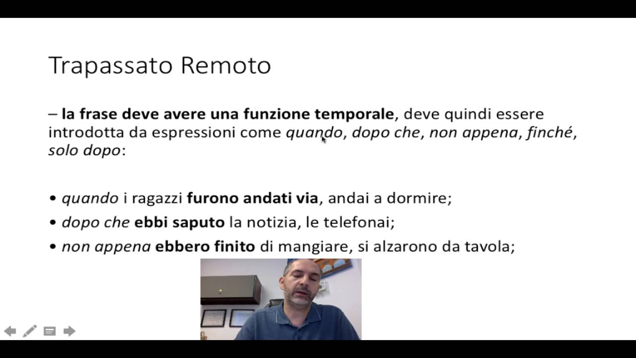 Lezione 80 - Trapassato Remoto - YouTube