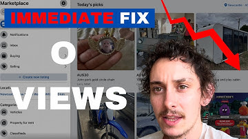 0 Views Facebook Marketplace PROBLEM | INSTANT FIX