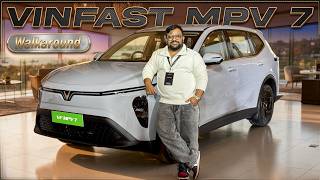 VinFast MPV 7 Walkaround ⚡ Full Features, Battery, Price &amp; First Impressions!