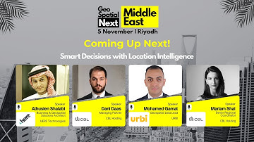 Smart Decisions with Location Intelligence | GeoSpatialNext Middle East 2025