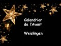 Ref:GAxJJroAti8 Calendrier de l'avent  weislingen-alsace