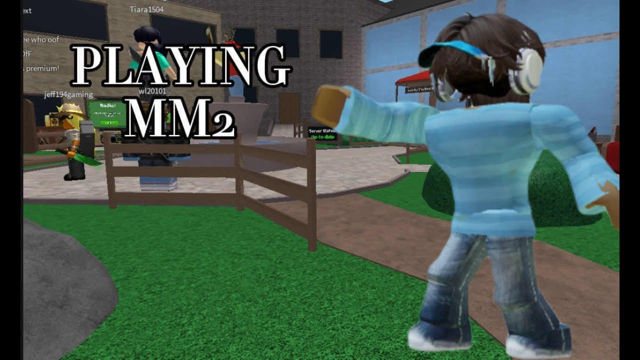 Playing mm2 - YouTube