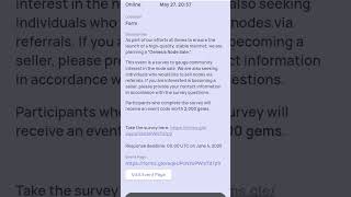 Claim Xenea Voucher - Enter Node Sale Survey Event Code