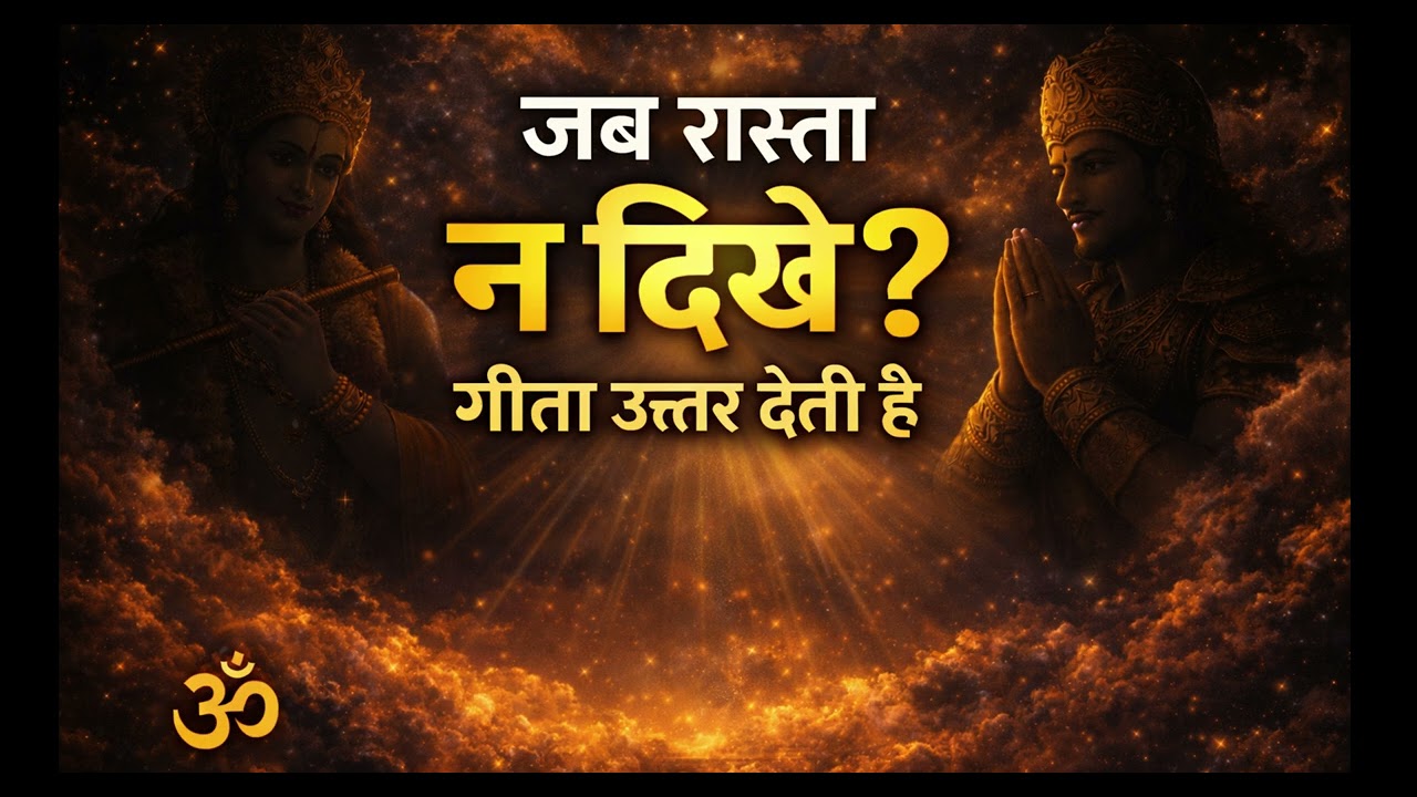 जब जीवन में रास्ता न दिखे तब क्या करें? | गीता उत्तर देती है | Life Changing Bhagavad Gita Wisdom