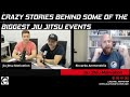 Riccardo ammendolia tells crazy stories behind some of the biggest jiu jitsu events