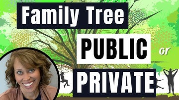 How to make your Family Tree Public or Private