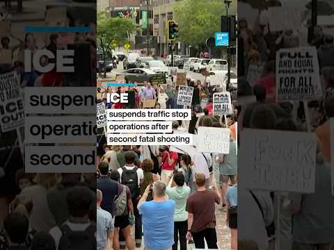 #ICE suspends traffic stop operations after second fatal #shooting • FRANCE 24 English