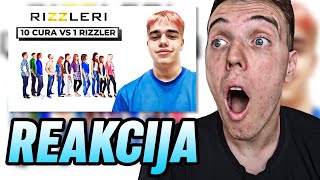 CHODA REAKCIJA na 10 CURA VS 1 RIZZLER: LUKA SILNI